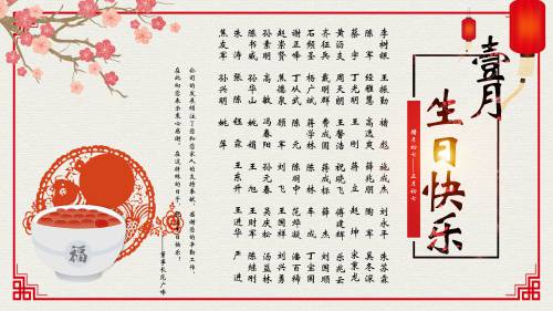 【生日祝?！抗ё?月生日的員工生日快樂！