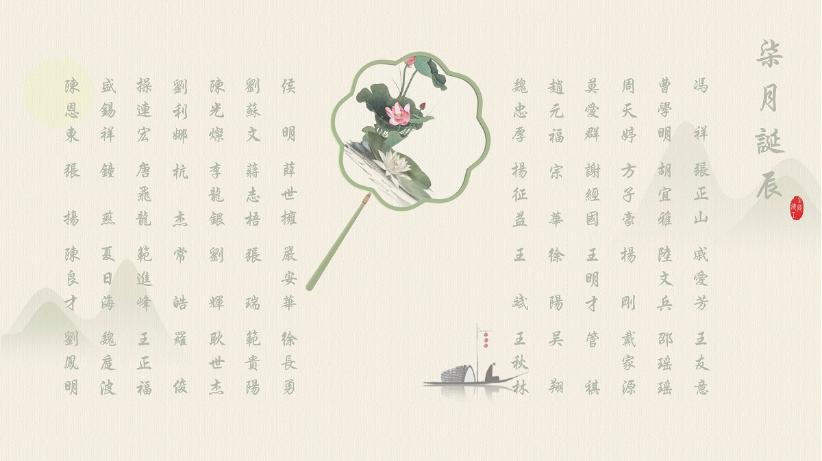 【生日祝?！抗ё?月生日的員工生日快樂！
